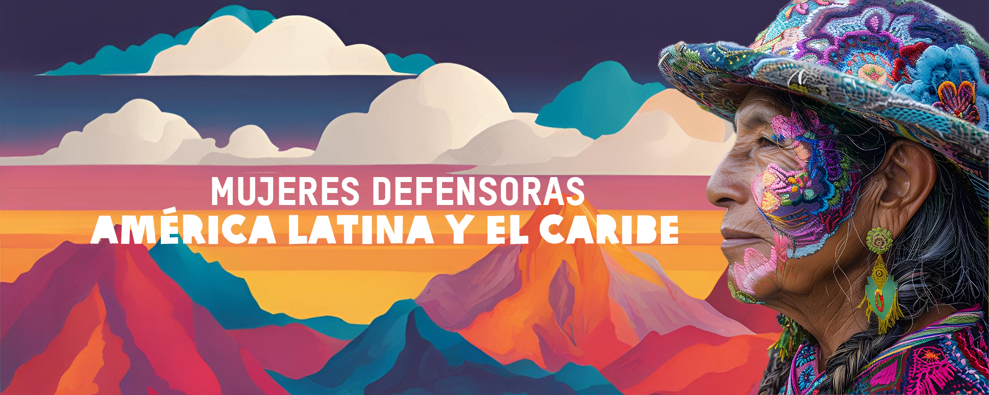 Banner mujeres defensora de América Latina y el Caribe